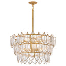 LED Chandelier<br /><span style="color:#4AB0CE;">Entrega: 4-10 dias en USA</span><br /><span style="color:#4AB0CE;font-size:60%;">PREGUNTE POR ENTREGA EN PANAMA</span><br />Collection: Amira<br />Finish: Distressed Brass