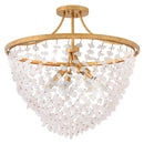 LED Semi-Flush Mount<br /><span style="color:#4AB0CE;">Entrega: 4-10 dias en USA</span><br /><span style="color:#4AB0CE;font-size:60%;">PREGUNTE POR ENTREGA EN PANAMA</span><br />Collection: Myra<br />Finish: Distressed Brass