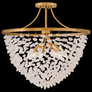 LED Semi-Flush Mount<br /><span style="color:#4AB0CE;">Entrega: 4-10 dias en USA</span><br /><span style="color:#4AB0CE;font-size:60%;">PREGUNTE POR ENTREGA EN PANAMA</span><br />Collection: Myra<br />Finish: Distressed Brass