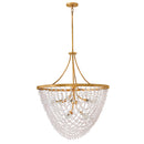 LED Chandelier<br /><span style="color:#4AB0CE;">Entrega: 4-10 dias en USA</span><br /><span style="color:#4AB0CE;font-size:60%;">PREGUNTE POR ENTREGA EN PANAMA</span><br />Collection: Myra<br />Finish: Distressed Brass