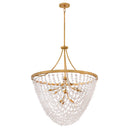 LED Chandelier<br /><span style="color:#4AB0CE;">Entrega: 4-10 dias en USA</span><br /><span style="color:#4AB0CE;font-size:60%;">PREGUNTE POR ENTREGA EN PANAMA</span><br />Collection: Myra<br />Finish: Distressed Brass