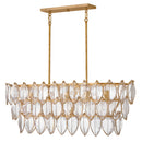 LED Linear Pendant<br /><span style="color:#4AB0CE;">Entrega: 4-5 semanas en USA</span><br /><span style="color:#4AB0CE;font-size:60%;">PREGUNTE POR ENTREGA EN PANAMA</span><br />Collection: Amira<br />Finish: Distressed Brass
