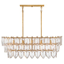 LED Linear Pendant<br /><span style="color:#4AB0CE;">Entrega: 4-5 semanas en USA</span><br /><span style="color:#4AB0CE;font-size:60%;">PREGUNTE POR ENTREGA EN PANAMA</span><br />Collection: Amira<br />Finish: Distressed Brass
