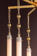 LED Chandelier<br /><span style="color:#4AB0CE;">Entrega: 4-10 dias en USA</span><br /><span style="color:#4AB0CE;font-size:60%;">PREGUNTE POR ENTREGA EN PANAMA</span><br />Collection: Parigi<br />Finish: Vintage Brass