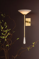 LED Wall Sconce<br /><span style="color:#4AB0CE;">Entrega: 4-10 dias en USA</span><br /><span style="color:#4AB0CE;font-size:60%;">PREGUNTE POR ENTREGA EN PANAMA</span><br />Collection: Lausanne<br />Finish: Vintage Brass