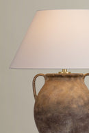 One Light Table Lamp<br /><span style="color:#4AB0CE;">Entrega: 17-18 semanas en USA</span><br /><span style="color:#4AB0CE;font-size:60%;">PREGUNTE POR ENTREGA EN PANAMA</span><br />Collection: Acton<br />Finish: Vintage Gold Leaf