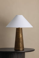 One Light Table Lamp<br /><span style="color:#4AB0CE;">Entrega: 8-9 semanas en USA</span><br /><span style="color:#4AB0CE;font-size:60%;">PREGUNTE POR ENTREGA EN PANAMA</span><br />Collection: Agoura<br />Finish: Patina Brass