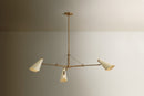 Three Light Chandelier<br /><span style="color:#4AB0CE;">Entrega: 4-10 dias en USA</span><br /><span style="color:#4AB0CE;font-size:60%;">PREGUNTE POR ENTREGA EN PANAMA</span><br />Collection: Andersen<br />Finish: Patina Brass