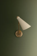Troy Lighting - B4311-PBR/SSD - One Light Wall Sconce - Andersen - Patina Brass