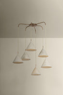 Troy Lighting - F2240-PBR/LWP - Six Light Chandelier - Benson - Patina Brass