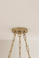Six Light Chandelier<br /><span style="color:#4AB0CE;">Entrega: 23-24 semanas en USA</span><br /><span style="color:#4AB0CE;font-size:60%;">PREGUNTE POR ENTREGA EN PANAMA</span><br />Collection: Bentley<br />Finish: Patina Brass
