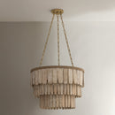 Six Light Chandelier<br /><span style="color:#4AB0CE;">Entrega: 23-24 semanas en USA</span><br /><span style="color:#4AB0CE;font-size:60%;">PREGUNTE POR ENTREGA EN PANAMA</span><br />Collection: Bentley<br />Finish: Patina Brass