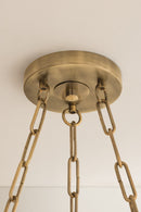 Six Light Chandelier<br /><span style="color:#4AB0CE;">Entrega: 23-24 semanas en USA</span><br /><span style="color:#4AB0CE;font-size:60%;">PREGUNTE POR ENTREGA EN PANAMA</span><br />Collection: Bentley<br />Finish: Patina Brass