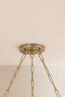 Troy Lighting - F5837-PBR - 12 Light Chandelier - Bentley - Patina Brass