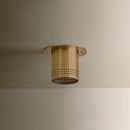 One Light Flush Mount<br /><span style="color:#4AB0CE;">Entrega: 4-10 dias en USA</span><br /><span style="color:#4AB0CE;font-size:60%;">PREGUNTE POR ENTREGA EN PANAMA</span><br />Collection: Berg<br />Finish: Patina Brass