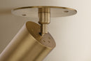 One Light Flush Mount<br /><span style="color:#4AB0CE;">Entrega: 4-10 dias en USA</span><br /><span style="color:#4AB0CE;font-size:60%;">PREGUNTE POR ENTREGA EN PANAMA</span><br />Collection: Caleb<br />Finish: Patina Brass