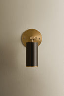 Troy Lighting - B1309-PBR/BRZ - One Light Wall Sconce - Caleb - Patina Brass