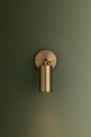 One Light Wall Sconce<br /><span style="color:#4AB0CE;">Entrega: 4-10 dias en USA</span><br /><span style="color:#4AB0CE;font-size:60%;">PREGUNTE POR ENTREGA EN PANAMA</span><br />Collection: Caleb<br />Finish: Patina Brass