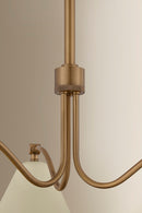 Three Light Chandelier<br /><span style="color:#4AB0CE;">Entrega: 4-10 dias en USA</span><br /><span style="color:#4AB0CE;font-size:60%;">PREGUNTE POR ENTREGA EN PANAMA</span><br />Collection: Clive<br />Finish: Patina Brass