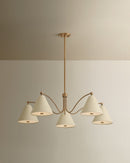 Five Light Chandelier<br /><span style="color:#4AB0CE;">Entrega: 4-10 dias en USA</span><br /><span style="color:#4AB0CE;font-size:60%;">PREGUNTE POR ENTREGA EN PANAMA</span><br />Collection: Clive<br />Finish: Patina Brass