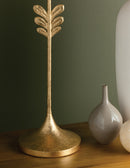 One Light Table Lamp<br /><span style="color:#4AB0CE;">Entrega: 17-18 semanas en USA</span><br /><span style="color:#4AB0CE;font-size:60%;">PREGUNTE POR ENTREGA EN PANAMA</span><br />Collection: Florian<br />Finish: Vintage Gold Leaf