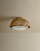 One Light Flush Mount<br /><span style="color:#4AB0CE;">Entrega: 4-10 dias en USA</span><br /><span style="color:#4AB0CE;font-size:60%;">PREGUNTE POR ENTREGA EN PANAMA</span><br />Collection: Fritz<br />Finish: Patina Brass