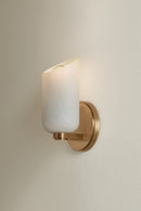 One Light Bath and Vanity<br /><span style="color:#4AB0CE;">Entrega: 4-10 dias en USA</span><br /><span style="color:#4AB0CE;font-size:60%;">PREGUNTE POR ENTREGA EN PANAMA</span><br />Collection: Hermann<br />Finish: Patina Brass