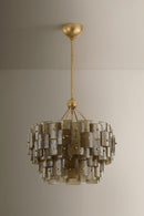 Six Light Chandelier<br /><span style="color:#4AB0CE;">Entrega: 4-10 dias en USA</span><br /><span style="color:#4AB0CE;font-size:60%;">PREGUNTE POR ENTREGA EN PANAMA</span><br />Collection: Jacik<br />Finish: Patina Gold Leaf