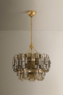 Six Light Chandelier<br /><span style="color:#4AB0CE;">Entrega: 4-10 dias en USA</span><br /><span style="color:#4AB0CE;font-size:60%;">PREGUNTE POR ENTREGA EN PANAMA</span><br />Collection: Jacik<br />Finish: Patina Gold Leaf
