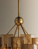 Six Light Chandelier<br /><span style="color:#4AB0CE;">Entrega: 4-10 dias en USA</span><br /><span style="color:#4AB0CE;font-size:60%;">PREGUNTE POR ENTREGA EN PANAMA</span><br />Collection: Jacik<br />Finish: Patina Gold Leaf