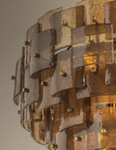 Six Light Chandelier<br /><span style="color:#4AB0CE;">Entrega: 4-10 dias en USA</span><br /><span style="color:#4AB0CE;font-size:60%;">PREGUNTE POR ENTREGA EN PANAMA</span><br />Collection: Jacik<br />Finish: Patina Gold Leaf