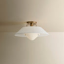 Troy Lighting - C8422-PBR - One Light Semi Flush Mount - Otto - Patina Brass