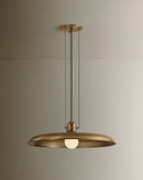 Troy Lighting - F3233-PBR - One Light Pendant - Rainhill - Patina Brass