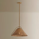 One Light Pendant<br /><span style="color:#4AB0CE;">Entrega: 4-10 dias en USA</span><br /><span style="color:#4AB0CE;font-size:60%;">PREGUNTE POR ENTREGA EN PANAMA</span><br />Collection: Richard<br />Finish: Patina Brass