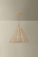 Troy Lighting - F3436-VGL - Six Light Chandelier - Sonoma - Vintage Gold Leaf