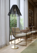 One Light Floor Lamp<br /><span style="color:#4AB0CE;">Entrega: 5-6 semanas en USA</span><br /><span style="color:#4AB0CE;font-size:60%;">PREGUNTE POR ENTREGA EN PANAMA</span><br />Collection: Sonoma<br />Finish: Patina Gold Leaf