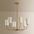 Six Light Chandelier<br /><span style="color:#4AB0CE;">Entrega: 4-10 dias en USA</span><br /><span style="color:#4AB0CE;font-size:60%;">PREGUNTE POR ENTREGA EN PANAMA</span><br />Collection: Teddy<br />Finish: Patina Brass