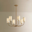Six Light Chandelier<br /><span style="color:#4AB0CE;">Entrega: 4-10 dias en USA</span><br /><span style="color:#4AB0CE;font-size:60%;">PREGUNTE POR ENTREGA EN PANAMA</span><br />Collection: Teddy<br />Finish: Patina Brass