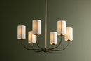 Six Light Chandelier<br /><span style="color:#4AB0CE;">Entrega: 4-10 dias en USA</span><br /><span style="color:#4AB0CE;font-size:60%;">PREGUNTE POR ENTREGA EN PANAMA</span><br />Collection: Teddy<br />Finish: Patina Brass