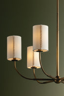 Six Light Chandelier<br /><span style="color:#4AB0CE;">Entrega: 4-10 dias en USA</span><br /><span style="color:#4AB0CE;font-size:60%;">PREGUNTE POR ENTREGA EN PANAMA</span><br />Collection: Teddy<br />Finish: Patina Brass