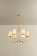 Troy Lighting - F5728-VGL - Six Light Chandelier - Weiland - Vintage Gold Leaf