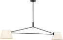 Two Light Linear Chandelier<br /><span style="color:#4AB0CE;">Entrega: 5-6 semanas en USA</span><br /><span style="color:#4AB0CE;font-size:60%;">PREGUNTE POR ENTREGA EN PANAMA</span><br />Collection: Hale<br />Finish: Aged Iron
