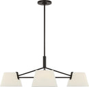 Three Light Chandelier<br /><span style="color:#4AB0CE;">Entrega: 6-7 semanas en USA</span><br /><span style="color:#4AB0CE;font-size:60%;">PREGUNTE POR ENTREGA EN PANAMA</span><br />Collection: Hale<br />Finish: Aged Iron