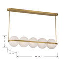 LED Linear Chandelier<br /><span style="color:#4AB0CE;">Entrega: 4-10 dias en USA</span><br /><span style="color:#4AB0CE;font-size:60%;">PREGUNTE POR ENTREGA EN PANAMA</span><br />Collection: Vanderlane<br />Finish: Legacy Brass