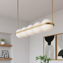 LED Linear Chandelier<br /><span style="color:#4AB0CE;">Entrega: 4-10 dias en USA</span><br /><span style="color:#4AB0CE;font-size:60%;">PREGUNTE POR ENTREGA EN PANAMA</span><br />Collection: Vanderlane<br />Finish: Legacy Brass