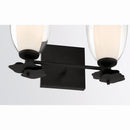 Two Light Vanity<br /><span style="color:#4AB0CE;">Entrega: 4-10 dias en USA</span><br /><span style="color:#4AB0CE;font-size:60%;">PREGUNTE POR ENTREGA EN PANAMA</span><br />Collection: Elowen<br />Finish: Dark Matte Black