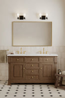 Minka-Lavery - 10252-899 - Two Light Vanity - Elowen - Dark Matte Black