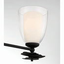 Three Light Vanity<br /><span style="color:#4AB0CE;">Entrega: 4-10 dias en USA</span><br /><span style="color:#4AB0CE;font-size:60%;">PREGUNTE POR ENTREGA EN PANAMA</span><br />Collection: Elowen<br />Finish: Dark Matte Black