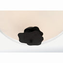 Three Light Semi-Flush Mount<br /><span style="color:#4AB0CE;">Entrega: 4-10 dias en USA</span><br /><span style="color:#4AB0CE;font-size:60%;">PREGUNTE POR ENTREGA EN PANAMA</span><br />Collection: Elowen<br />Finish: Dark Matte Black