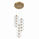 LED Pendant<br /><span style="color:#4AB0CE;">Entrega: 4-10 dias en USA</span><br /><span style="color:#4AB0CE;font-size:60%;">PREGUNTE POR ENTREGA EN PANAMA</span><br />Collection: Bollavino<br />Finish: Legacy Brass